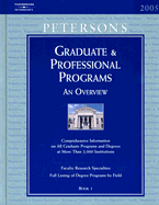 Peterson's Graduate & Professional Programs: An Overview