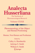 Phenomenology of the Object and Human Positioning: Human, Non-Human and Posthuman