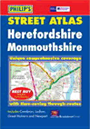 Philip's Street Atlas Herefordshire and Monmouthshire - 