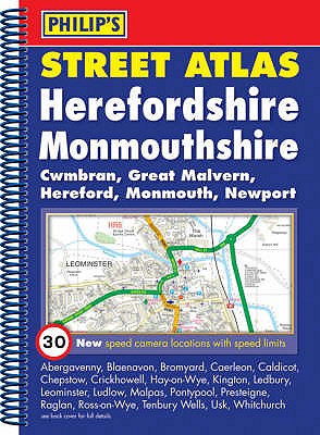 Philip's Street Atlas Herefordshire and Monmouthshire - 