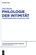 Philologie Der Intimit?t