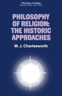 Philosophy of religion: the historic approaches