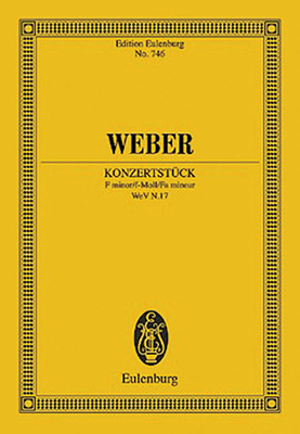 Piano Concerto in F Minor, Op. 79: Study Score - Weber, Carl Maria Von (Composer)