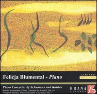 Piano Concertos by Schumann and Kuhlau (Limited Edition) - Felicja Blumental (piano)