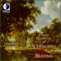 Piano Quartets of Schumann & Brahms - Ames Piano Quartet; George Work (cello); Laurence Burkhalter (viola); Mahlon Darlington (violin); William David Brohn (piano)
