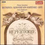 Piano Sonatas by Beethoven, Schnyder von Wartensee & Liste