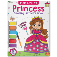 Pick and Paint Coloring Activity Bookfor Kids Princess