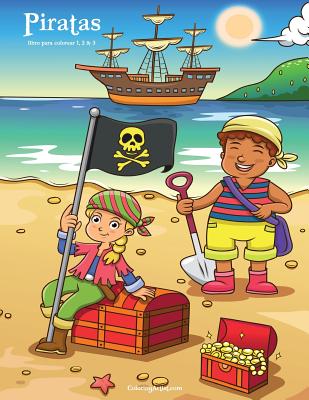 Piratas Libro Para Colorear 1, 2 & 3 - Snels, Nick