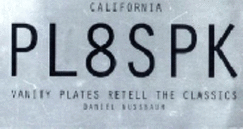 Pl8spk: California Vanity Plates Retell the Classics