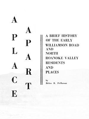 Place Apart - Prillaman, Helen R