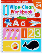 Play Smart Wipe-Clean Workbook: Ages 2-4: Tracing, Letters, Numbers, Shapes
