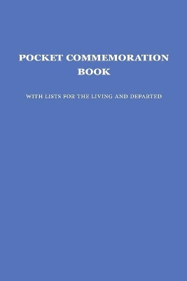 Pocket Commemoration Book - Church, Eastern Orthodox