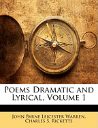 Poems Dramatic and Lyrical, Volume 1