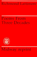 Poems from three decades