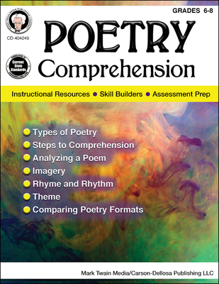 Poetry Comprehension, Grades 6 - 8 - Cameron, and Myers