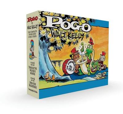 Pogo the Complete Syndicated Comic Strips Box Set: Volume 1 & 2: Through the Wild Blue Wonder and Bona Fide Balderdash - Kelly, Walt, and Breslin, Jimmy (Foreword by), and Freberg, Stan (Foreword by)