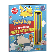 Pokmon Color Your Own Fuzzy Stickers