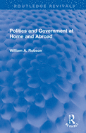 Politics and Government at Home and Abroad