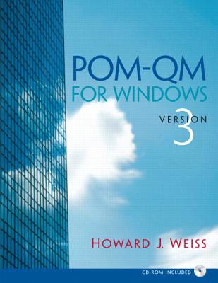 POM - Qm V 3 for Windows Manual - Weiss, Howard J