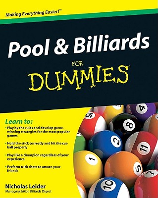 Pool & Billiards for Dummies - Leider, Nicholas