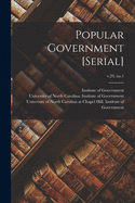 Popular Government [serial]; v.29, no.1