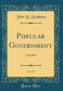 Popular Government, Vol. 75: Fall 2009 (Classic Reprint)