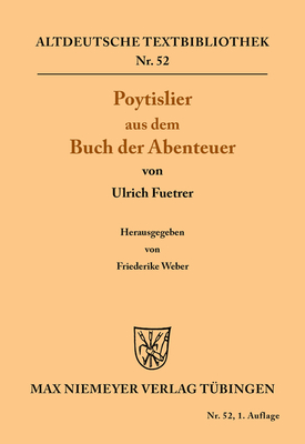 Poytislier Aus Dem Buch Der Abenteuer - Weber, Friederike (Editor), and F?etrer, Ulrich (Original Author)