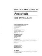 Practical Procedures in Anesthesia and Critical Care