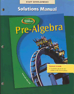 Pre-Algebra Solutions Manual 2003/05