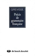 Precis De Grammaire - Grevisse