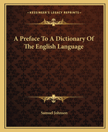 Preface to a Dictionary of the English Language