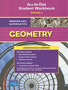 Prentice Hall Mathematics, Geometry All-In-One Workbook: Version a