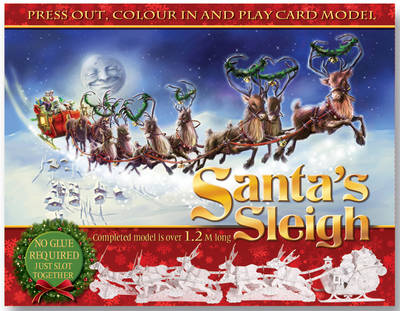 Press Out & Build Santa's Sleigh - Moore, Clement Clarke