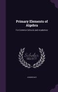 Primary Elements of Algebra: For Common Schools and Academies