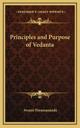 Principles and Purpose of Vedanta