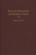 Private Education in Modern China