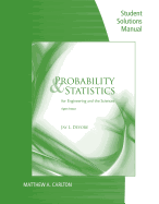 Probability and Statistics for Engineering and Science: Student Solutions Manual