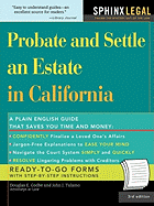 Probate and Settle an Estate in California