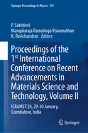 Proceedings of the 1st International Conference on Recent Advancements in Materials Science and Technology, Volume I: ICRAMST'24, 29-30 January, Coimbatore, India