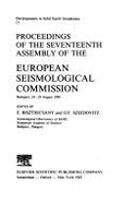 Proceedings of the Seventeenth Assembly of the European Seismological Commission