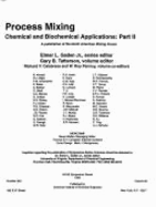 Process Mixing: Chemical and Biochemical Applications