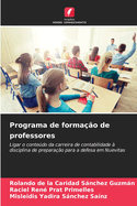 Programa de forma??o de professores