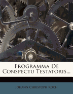 Programma de Conspectu Testatoris