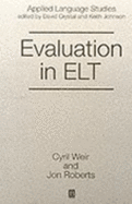 Programme Evaluation in ELT - Weir, Cyril J., and Roberts, Jon