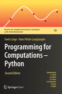 Programming for Computations - Python: A Gentle Introduction to Numerical Simulations with Python 3.6