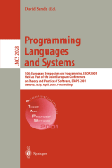 Programming Languages and Systems: 10th European Symposium on Programming, ESOP 2001 Held as Part of the Joint European Conferences on Theory and Practice of Software, Etaps 2001 Genova, Italy, April 2-6, 2001 Proceedings
