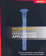 Programming Microsoft(r) Office Business Applications