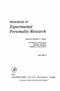 Progress in Experimental Personality Research - Maher, Brendan