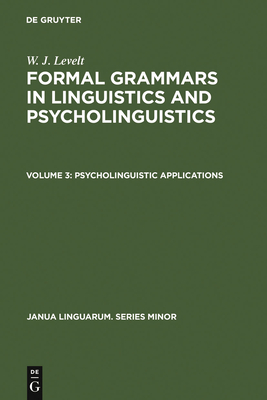 Psycholinguistic Applications - Levelt, W J