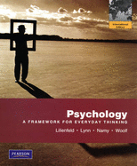 Psychology: A Framework for Everyday Thinking: International Edition - Lilienfeld, Scott O., and Lynn, Steven, and Namy, Laura L.
